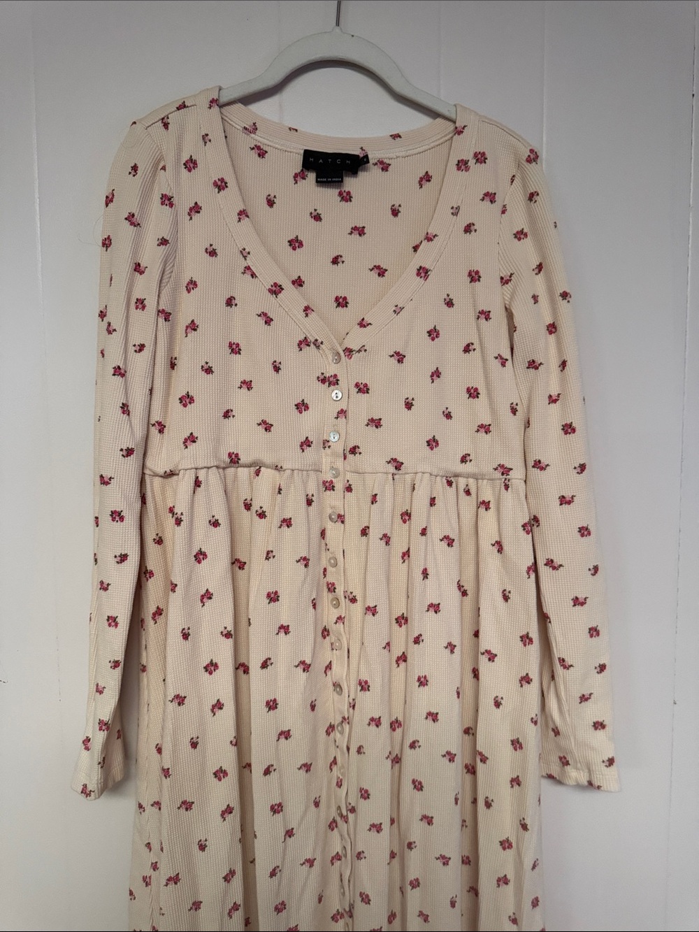 Hatch The Printed Waffle Nursing Dress - Picture 9 of 15